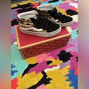 Little boys Vans.  Sk8-mid Reissue V